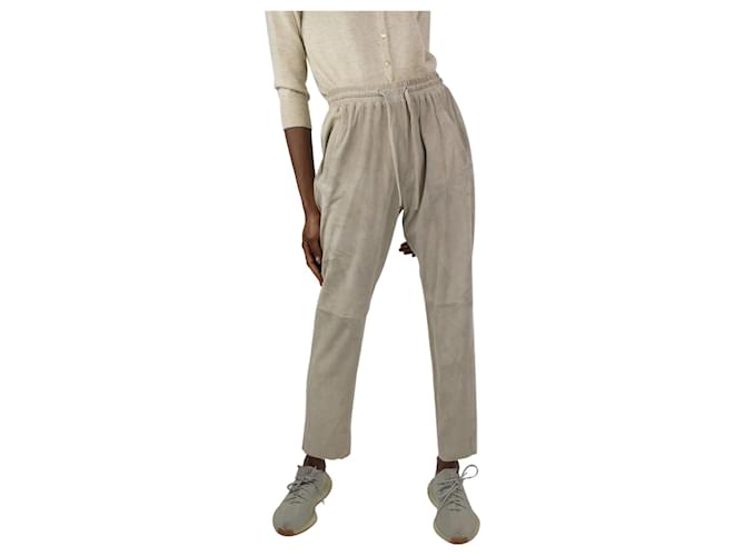 Oakwood Neutral suede trousers - size L  ref.1228857