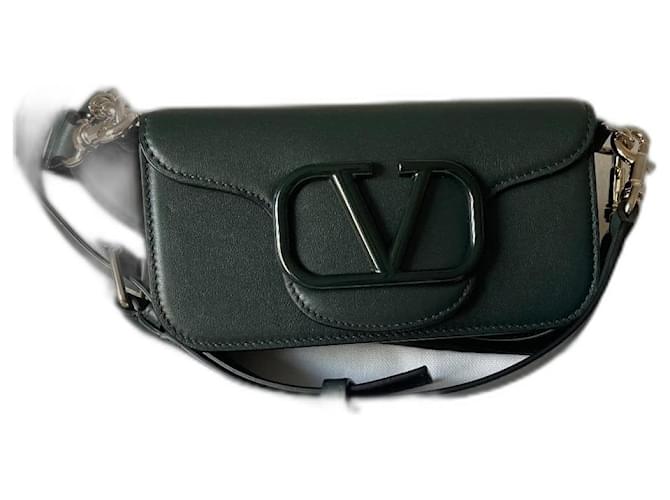Valentino Garavani Loco bag new Dark green Leather  ref.1228917