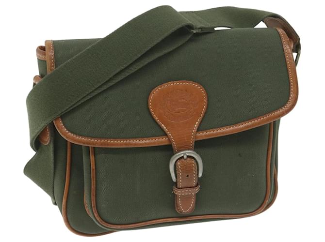 Autre Marque Burberrys Umhängetasche Canvas Khaki Auth ti1465 Leinwand  ref.1229010