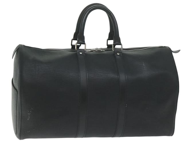 Louis Vuitton Epi Keepall 45 Boston Bag Noir M42972 LV Auth 64611 Black Leather  ref.1229062