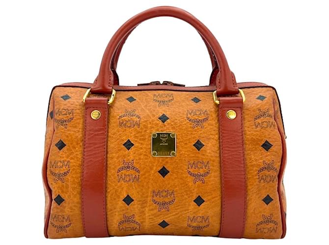 MCM Vintage Handbag Boston Bag Cognac Bag Handle Bag Golf Collection  ref.1229085
