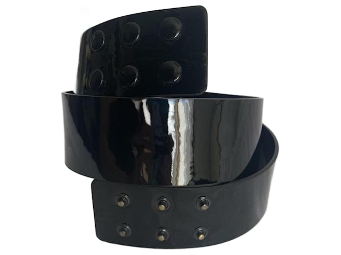 Paule Ka Belts Black Patent leather  ref.1229094