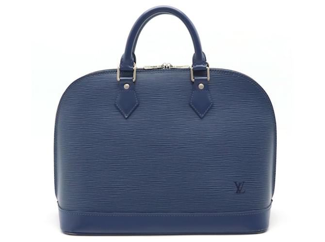 Louis Vuitton Alma Azul Couro  ref.1229206