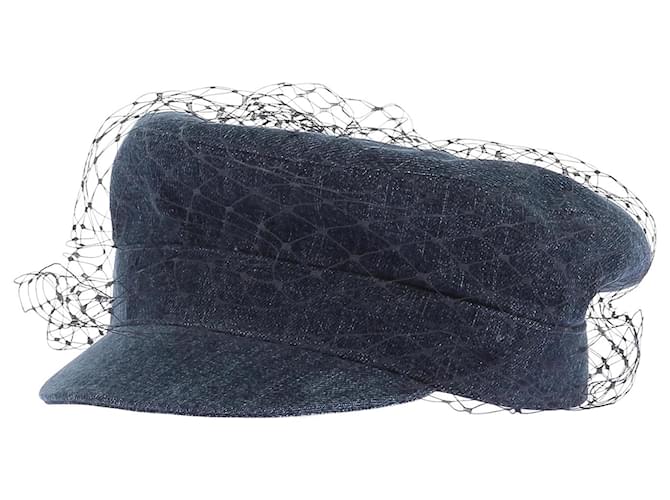 DIOR  Hats T.cm 57 cotton Blue  ref.1229230