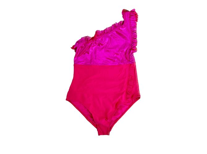 Autre Marque LESLIE AMON Bademode T.Internationales M-Polyester Pink  ref.1229248