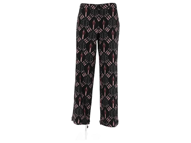 VALENTINO GARAVANI  Trousers T.International M Silk Black  ref.1229250