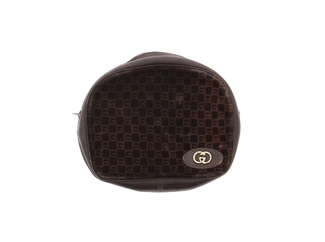 GUCCI  Clutch bags T.  leather Brown  ref.1229299