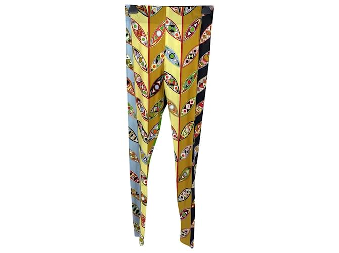 EMILIO PUCCI  Trousers T.International M Synthetic Multiple colors  ref.1229304