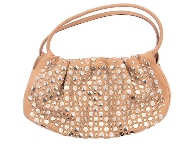 SONIA RYKIEL  Handbags T.  leather Camel  ref.1229306