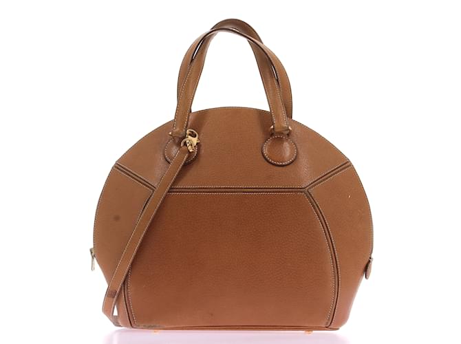 Hermès HERMES  Handbags T.  leather Brown  ref.1229314