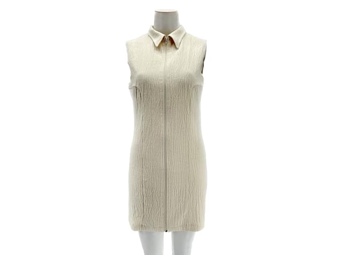 Autre Marque MUSIER  Dresses T.fr 38 cotton Cream  ref.1229337