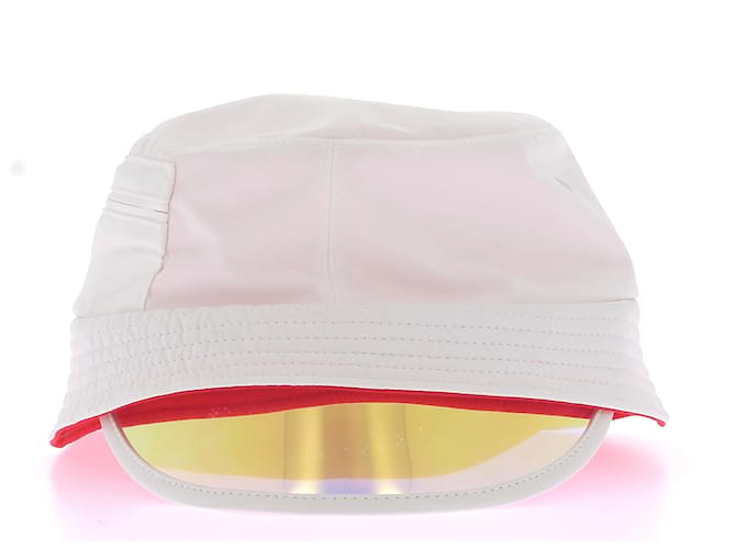 CHRISTIAN LOUBOUTIN  Hats & pull on hats T.International L Polyester White  ref.1229371