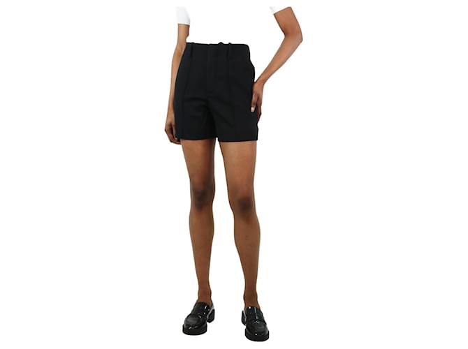 Chloé Mini shorts negros - talla UK 6 Lana  ref.1229385