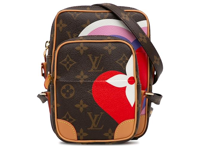 Louis Vuitton Brown Monogram Game On Paname Set Leather Cloth  ref.1229401