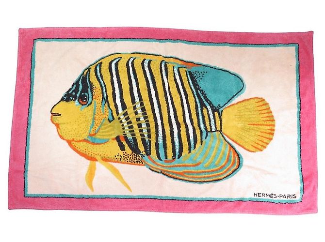 Hermès HERMES POISSONS TELO MARE IN COTONE TELO MARE IN COTONE Multicolore
