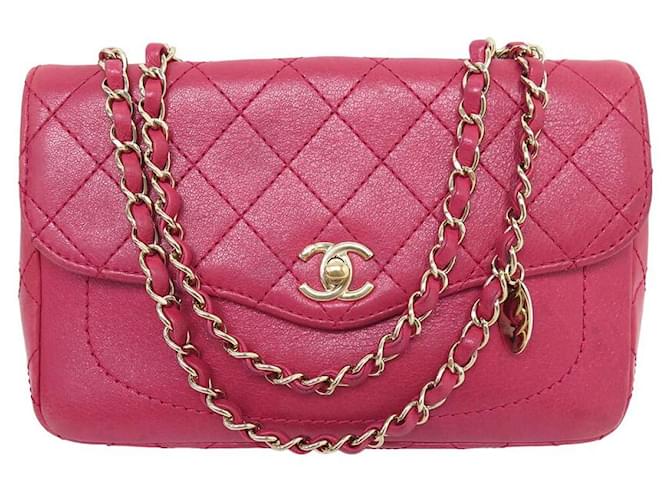 CHANEL TIMELESS SIMPLE FLAP HANDBAG IN PINK LEATHER CROSSBODY HAND BAG  ref.1229645