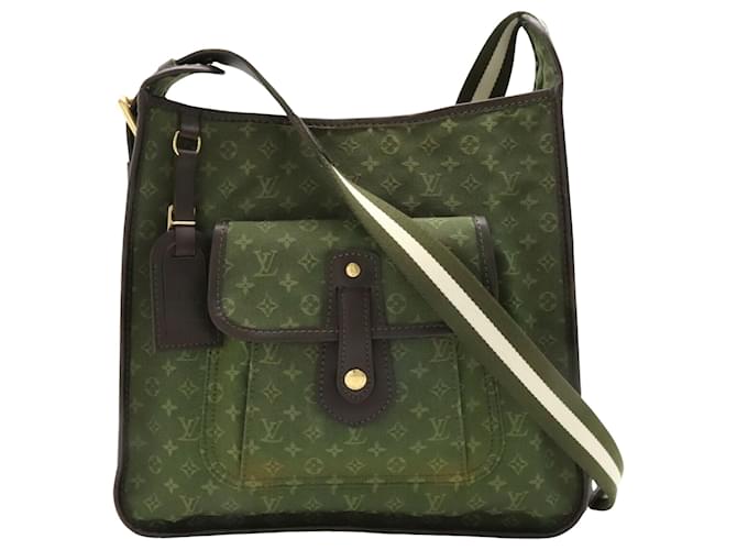 Louis Vuitton Mary kate Green Cloth  ref.1229761