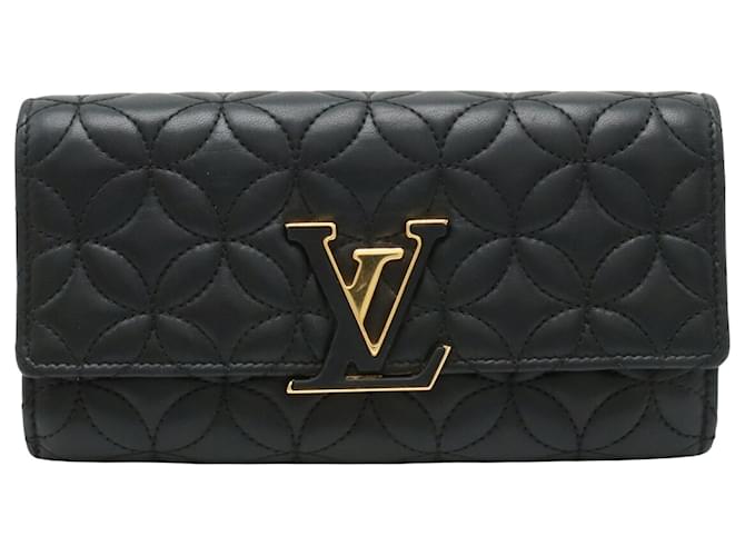 Louis Vuitton Capucines Black Leather  ref.1229782