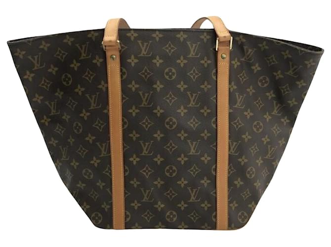 Louis Vuitton Shopping Brown Cloth  ref.1229852