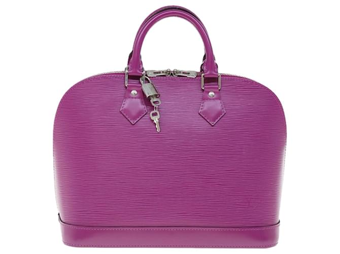 Louis Vuitton Alma Purple Leather  ref.1229856