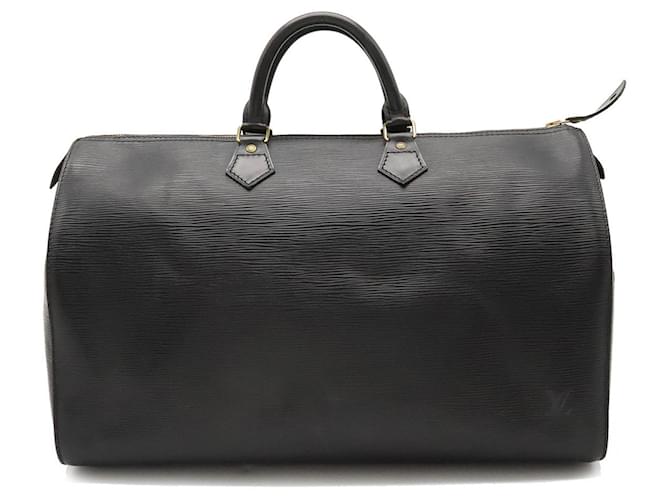 Louis Vuitton Speedy 40 Black Leather  ref.1229858