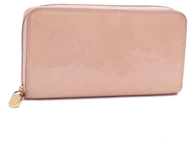 Louis Vuitton Zippy Geldbörse Pink Lackleder  ref.1229992