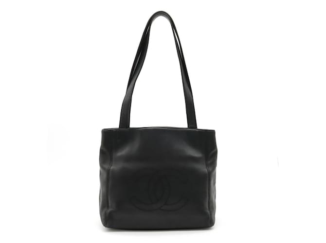 Timeless Chanel Black Leather  ref.1230047