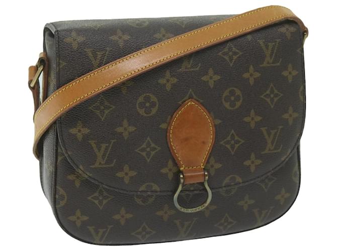 LOUIS VUITTON Monogram Saint Cloud GM Sac à bandoulière M51242 LV Auth yk10218 Toile Monogramme  ref.1230094