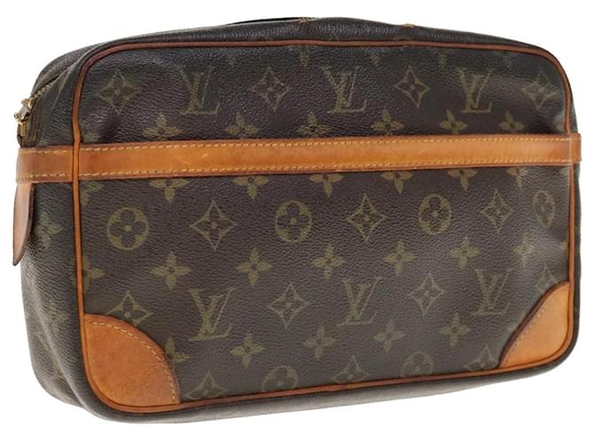 Louis Vuitton Monogram Compiegne 28 Clutch Bag M51845 LV Auth 64313 Cloth  ref.1230115