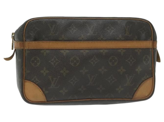Louis Vuitton Monogram Compiegne 28 Clutch Bag M51845 LV Auth 64706 Cloth  ref.1230126
