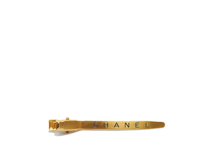 Acessórios de cabelo Chanel Dourado  ref.1230331