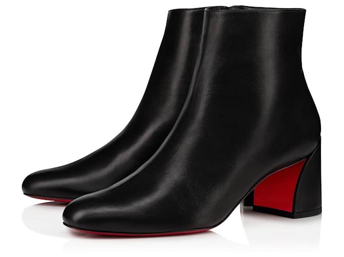 Christian Louboutin Turela 55 mm Ankle boots - Calf leather - Black  ref.1230543