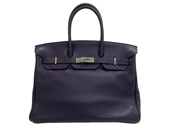 Hermès HERMES BIRKIN 35 Porpora Pelle  ref.1230559