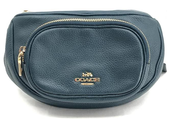 Coach Green Leather  ref.1230561