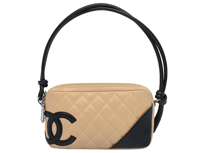 Chanel Cambon Beige Leather  ref.1230662