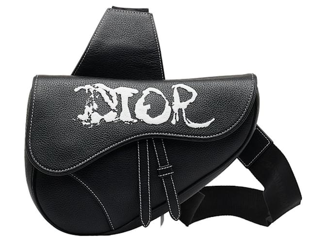 Dior Saddle Black Leather  ref.1230682