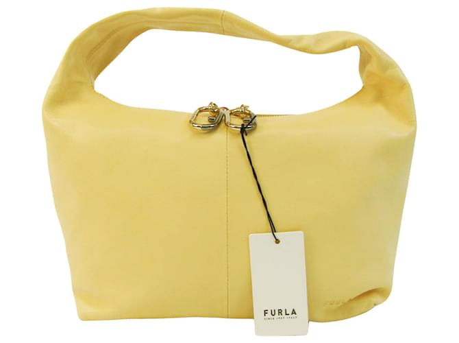 Furla Yellow Leather  ref.1230687
