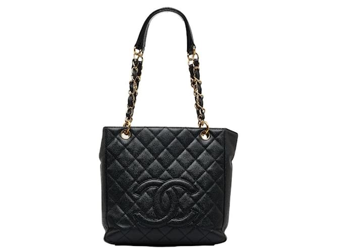 Timeless Chanel Negro Cuero  ref.1230700