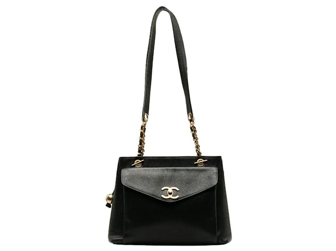 Timeless Chanel Black Leather  ref.1230734