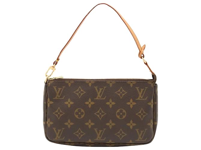 Louis Vuitton Pochette Accessoire Brown Cloth  ref.1230740