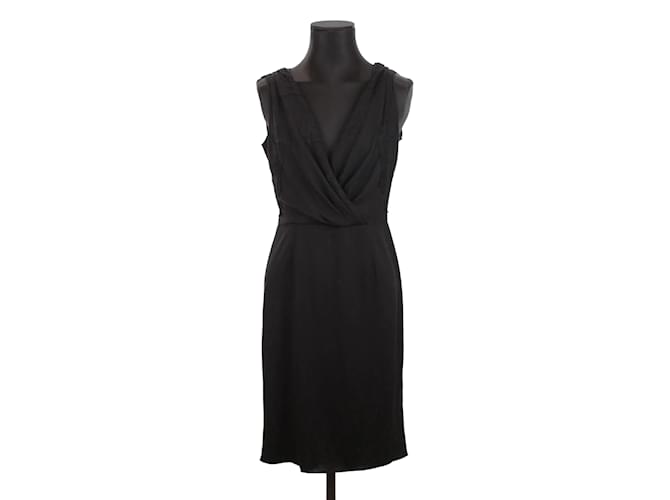 Dolce & Gabbana Vestido de cuero Negro  ref.1230750