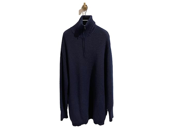 BALENCIAGA  Knitwear T.International XL Synthetic Blue  ref.1230759