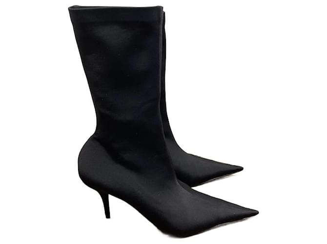 BALENCIAGA  Ankle boots T.eu 40 cloth Black  ref.1230761