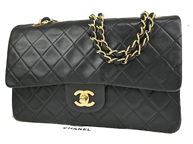 Chanel Timeless Black Leather  ref.1230848