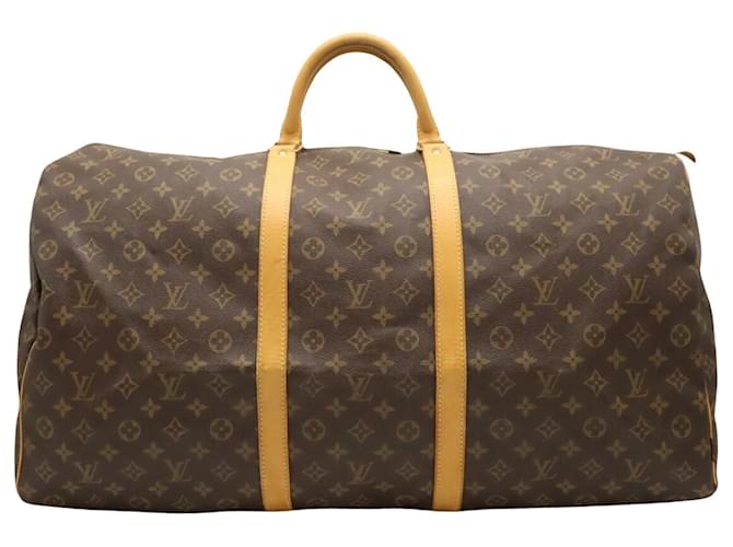 Louis Vuitton Keepall 60 Brown Cloth  ref.1230859
