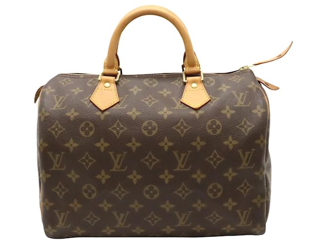 Louis Vuitton Speedy 30 Brown Cloth  ref.1230883