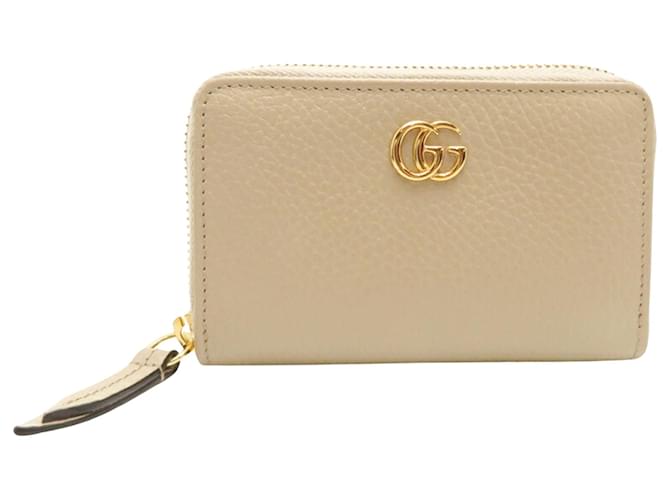 Gucci GG Marmont Beige Leather  ref.1230916