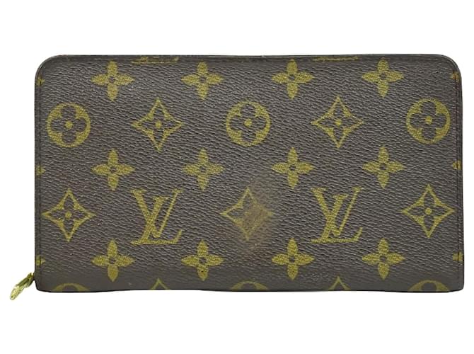 Louis Vuitton Zippy Brown Leather  ref.1230978