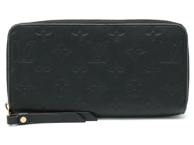 Louis Vuitton Zippy Wallet Black Cloth  ref.1230982