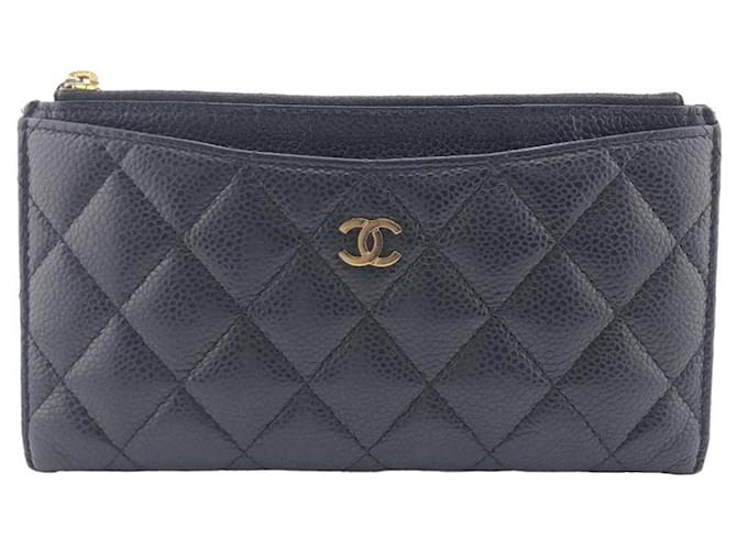 Chanel Matelassé Black Leather  ref.1230992